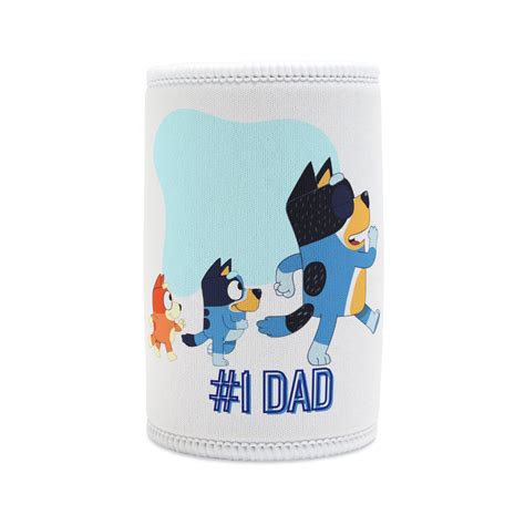 Bluey Stubby Holder Cooler Fathers Day T For Dad Drink Etsy Australia