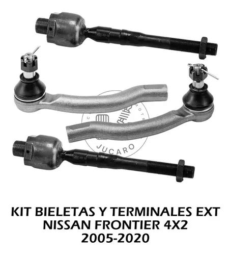 Kit Bieletas Y Terminales Ext Nissan Frontier 4x2 2005 2020 Envío gratis