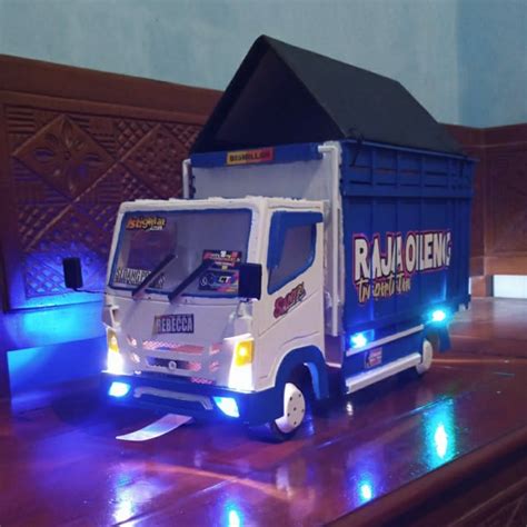 Jual Truk Oleng Miniatur Truk Kayu Asli Miniatur Truk Oleng Full