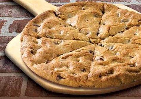 Papa Johns Mega Chocolate Chip Cookie Pizza Cookie