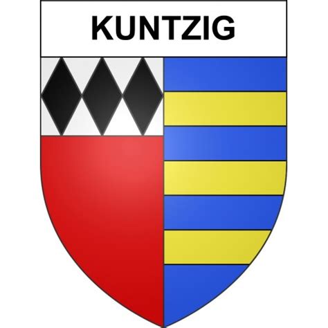 Kuntzig 57 ville Stickers blason autocollant adhésif sticker écusson