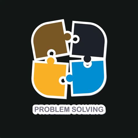 Problem Solving Logo Theme — Stock Vector © Vectorfirst 65060717