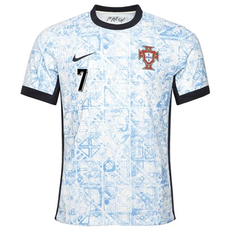 Crian A Camisola Portugal Cristiano Ronaldo Azul Creme Alternativa