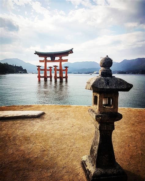 Floating Torii Gate Miyajima Itsukushima Toriigate Worldheritage