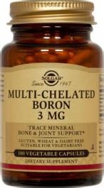 Solgar Boron 3 Mg Vegetable Capsules Full Of Beans