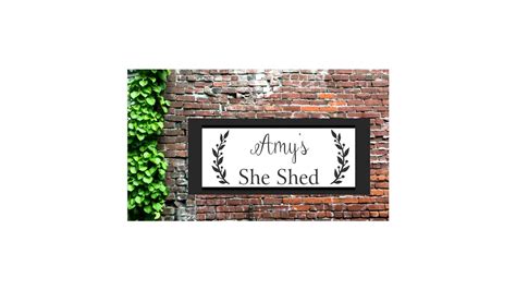 Custom She Shed Stencil She Shed Sign She Shed Stencil Superior