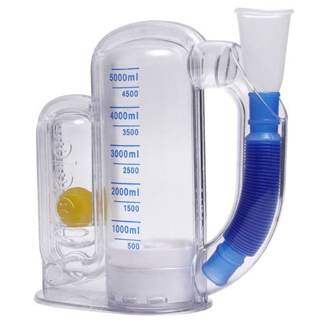 5000 Ml Breathing Trainer Vital Capacity Trainer Spirometry Machine