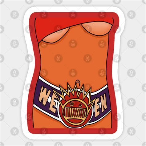 Ween Chocolate And Cheese Album Belt - Ween - Sticker | TeePublic