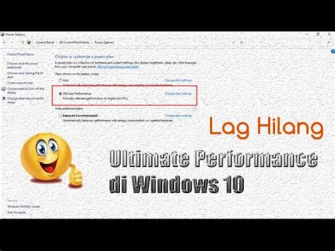 Cara Mengaktifkan Mode Ultimate Performance Di Windows Lag Hilang