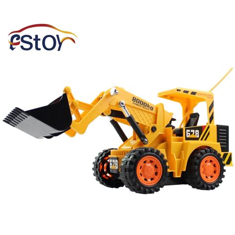 Rc Bulldozers Wireless Channel Full Functional Front Loader Electric