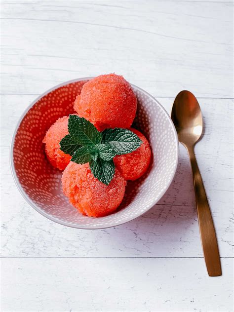 Sorbet Aux Fraises Sans Sorbeti Re Urbaine City