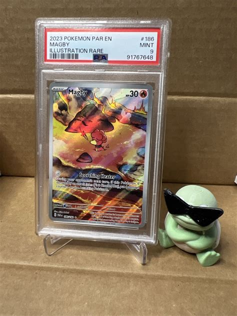 Pokemon Tcg Magby Paradox Rift Holo Illustration Rare Psa