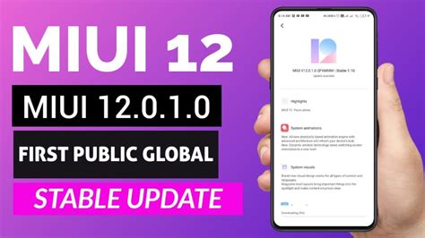 MIUI 12 0 1 0 Public Stable Update Rolling Out MIUI 12 First Global