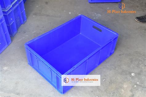 Rectangular Blue Plastic Crates 64150cl For Industrial At Rs 275 In