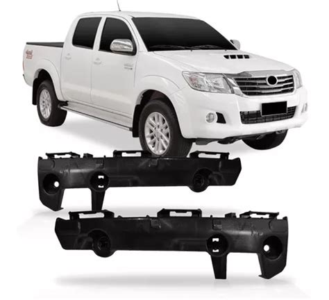 Par Suporte Guia Parachoque Dianteiro Hilux 2012 13 14 15