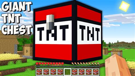 What Is Hidden Inside The Biggest Tnt Chest In Minecraft I Found New