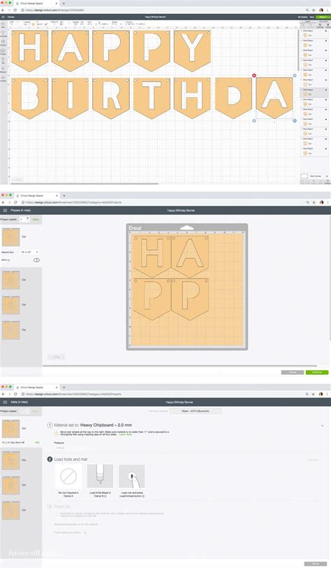 How To Make A Banner With Cricut Birthday Banner Ideas Artofit