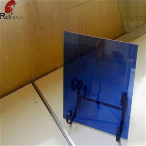 4mm 5mm 8mm Dark Blue Tinted Float Glass Blue Tinted Glass Blue