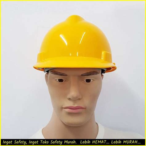 Jual Helm Proyek Safety Helmet Kuning Standar Sni Msa Lokal Inner