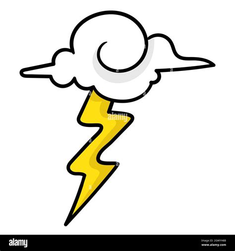 Thunderstorm Cartoon Hi Res Stock Photography And Images Alamy