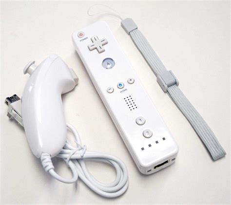 Remote And Nunchuk Controller Set Bundle White For Nintendo