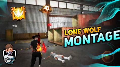 Lone Wolf Montage 💥 Free Fire 🔥 1vs 1 ️ Garena Free Fire Freefire