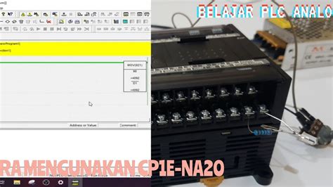 Belajar Cp E Na Belajar Plc Analog Youtube