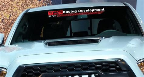 Trd Racing Development Sport Windshield Banner Vinyl Decal Sticker For Tacoma Tundra Camry Etsy