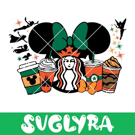 Starbucks Disney Svg Coffee Pumpkin Spice Svg Latte Coffee Inspire Uplift