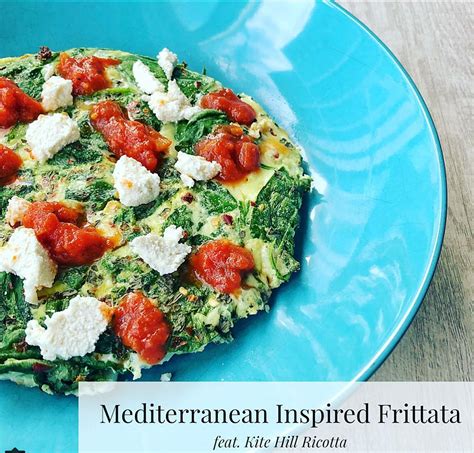 Mediterranean Inspired Veggie Frittata With Dairy Free Ricotta Home Mind On Nutrition