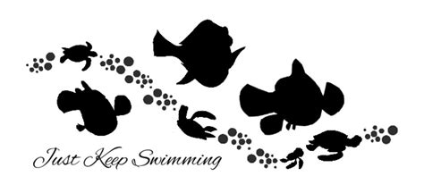 Finding Nemo Disney Silhouette Art Finding Nemo Decals Disney