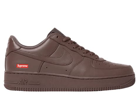 The Supreme x Nike Air Force 1 Baroque Brown Releases November 2023