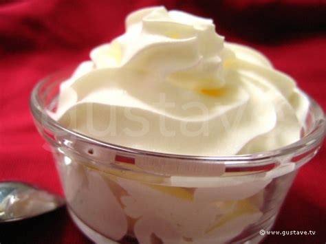 Cr Me Chantilly La Recette Gustave