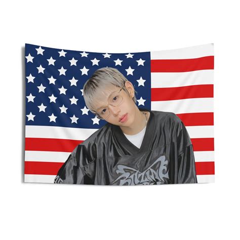 Riize Shotaro Silver Hair Photo Flag Banner Riize Shotaro American