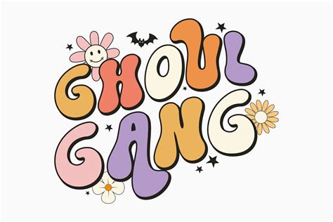 Ghoul Gang Halloween Retro Graphic By Svg Box Creative Fabrica