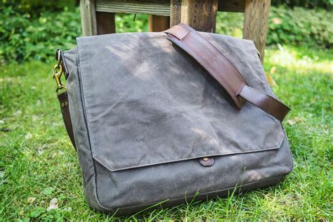 Waxed Canvas Messenger Bag Nellsparo