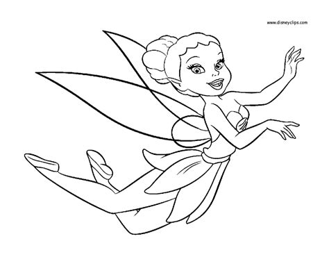 Disney Fairies Coloring Pages Fawning