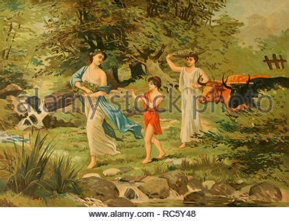 Ancient History Greece Farming And Harvesting German Engraving