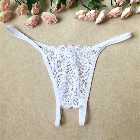 Usa Sexy Women Lace Thong G String Panties Lingerie Underwear Crotchles T Back Ebay
