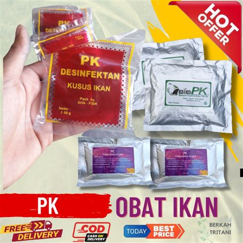 Jual Obat Ikan Pk Permanganat Kalikus Gr Desinfektan Sterilisasi Ikan