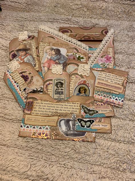 Scrapbooking Ephemera Kit Junk Journal Embellishment Pack Etsy Canada Vintage Junk Journal