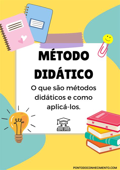 Método didático O que são métodos didáticos e como aplicá los Ponto