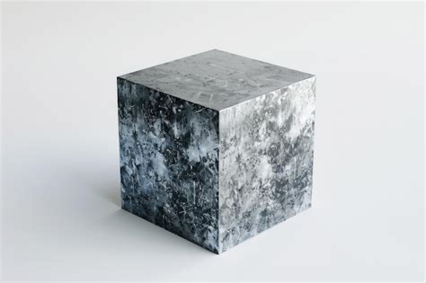 Premium Photo A Cube Of Metal On White Background A Cube Of Metal On