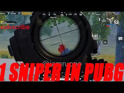 Best Sniper In Pubg Mobile Youtube