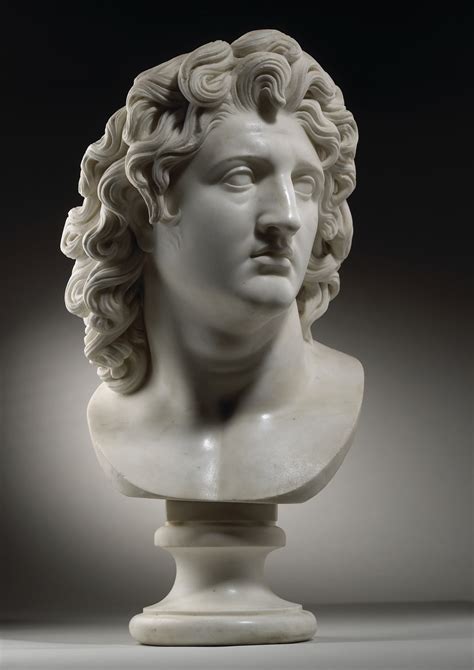 Portrait Bust Of Alexander The Great After The Antique London Art Week