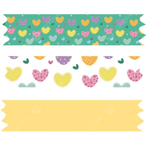 Washi Tape Lovely Heart Washi Tape Love Cute Washi Tape White Washi