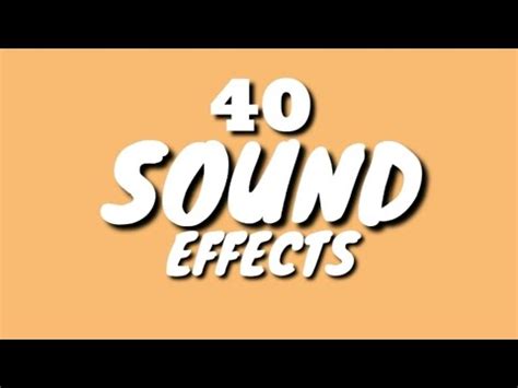 Funny Sound Effects Free Sound Effects Non Copyrighted Youtube