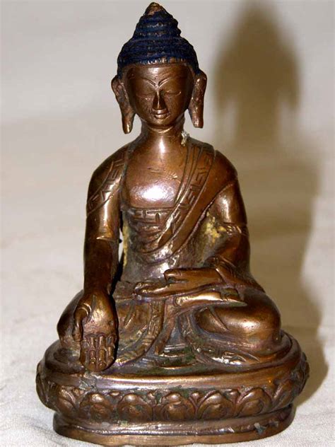 Ratnasambhava Buddha Statue Chocolate Oxidized Price US 7 5