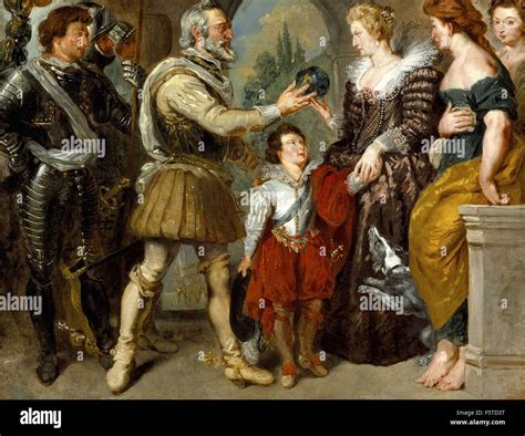 Peter Paul Rubens Henry Iv Receiving The Portrait Of Marie De Medici