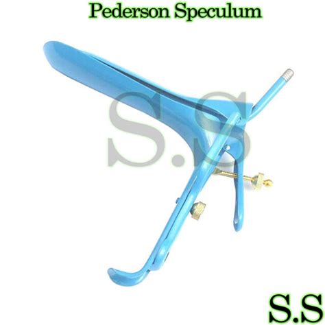 Blue Coated LLETZ LEEP Pederson Vaginal Speculum Large Gynecology